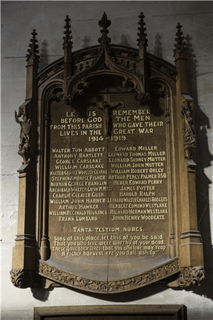 St Michael's Church Tablet, Beer
